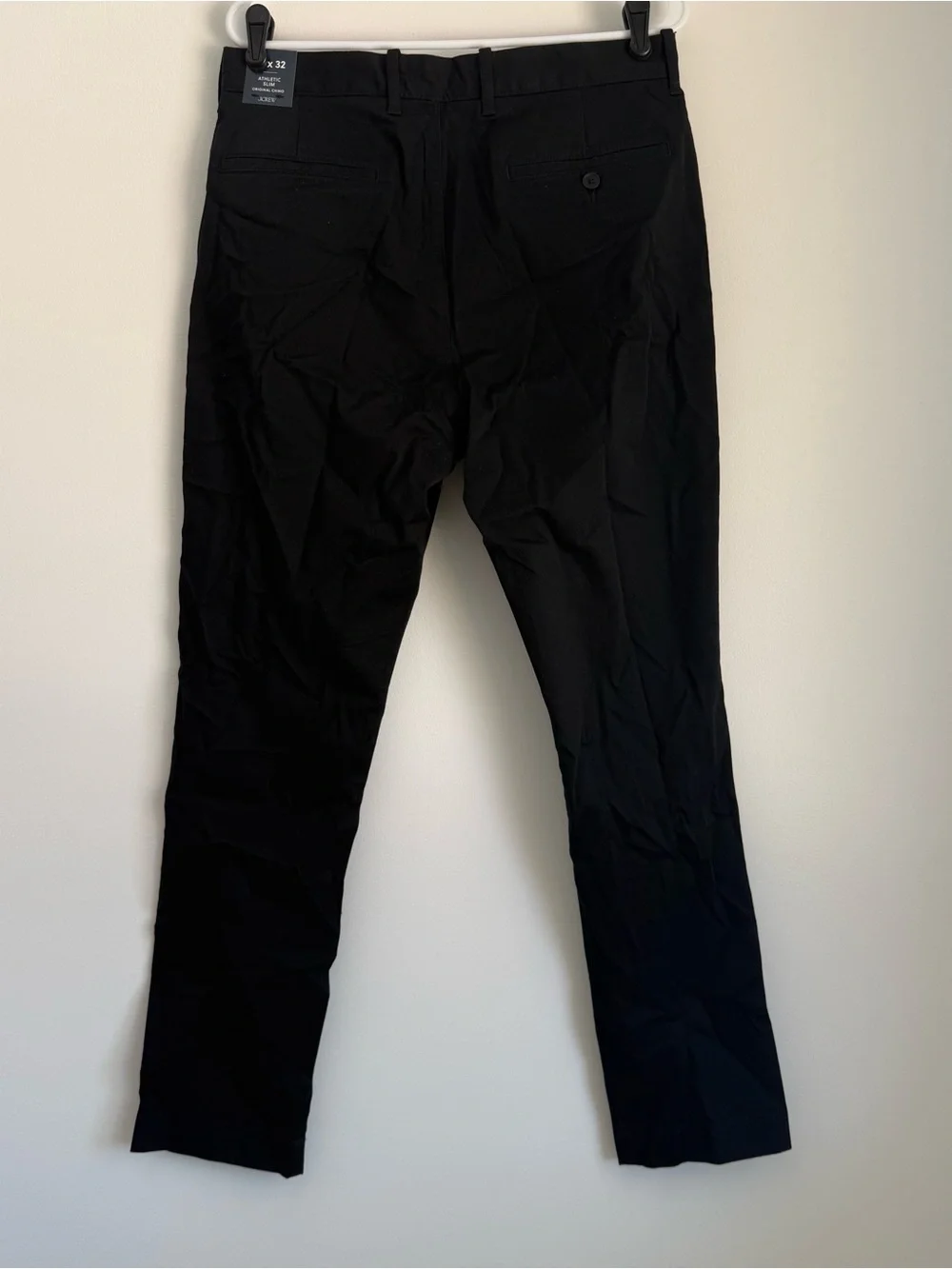 NWT J. Crew Black Athletic Slim-fit Original Chino Pant Size 31x32